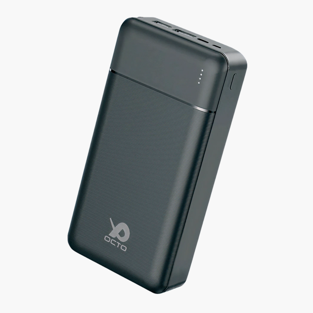 OCTO GLIDE 20,000mAh 2A USB/Type-C Power Bank
