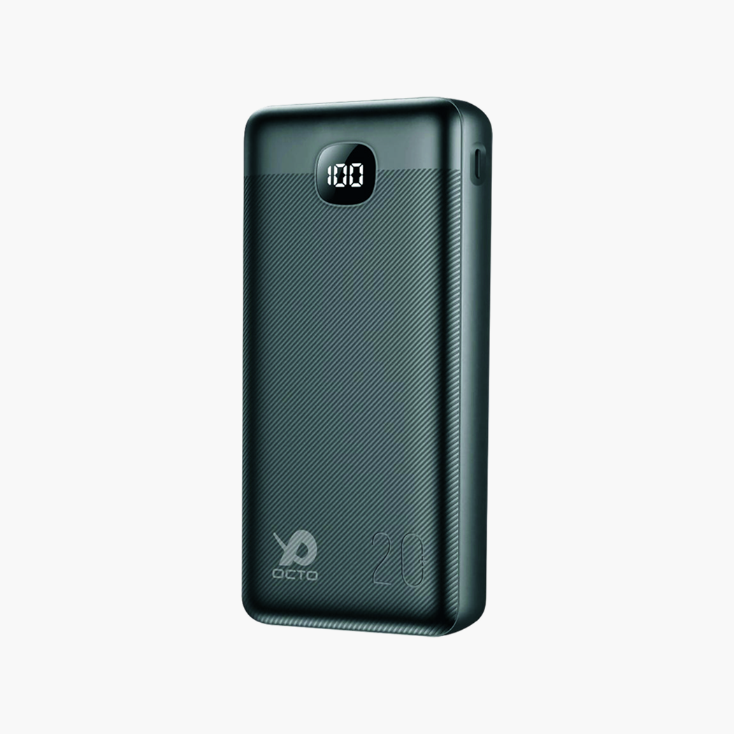 OCTO 206 20,000mAh 22.5W USB/Type-C Power Bank