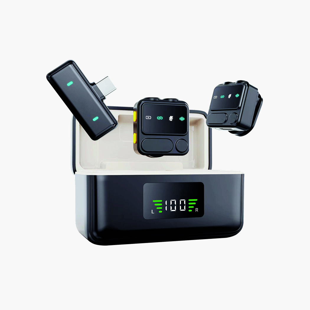 OCTO MIC OC-WM003 30H Charging Case Wireless Microphone