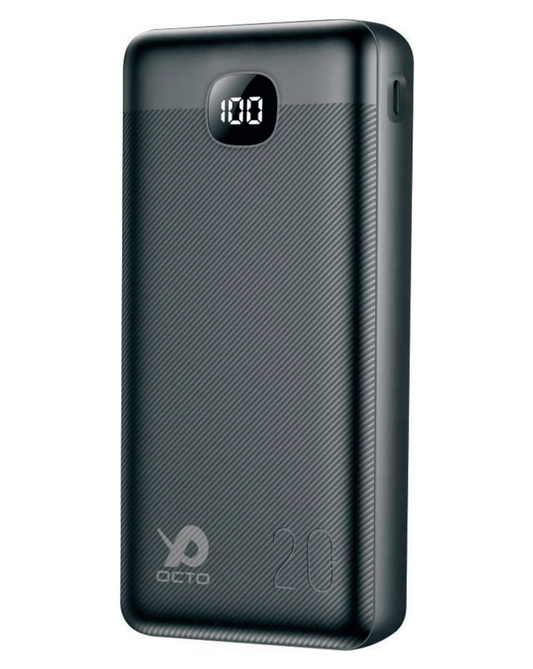 OCTO 206 20,000mAh 22.5W USB/Type-C Power Bank